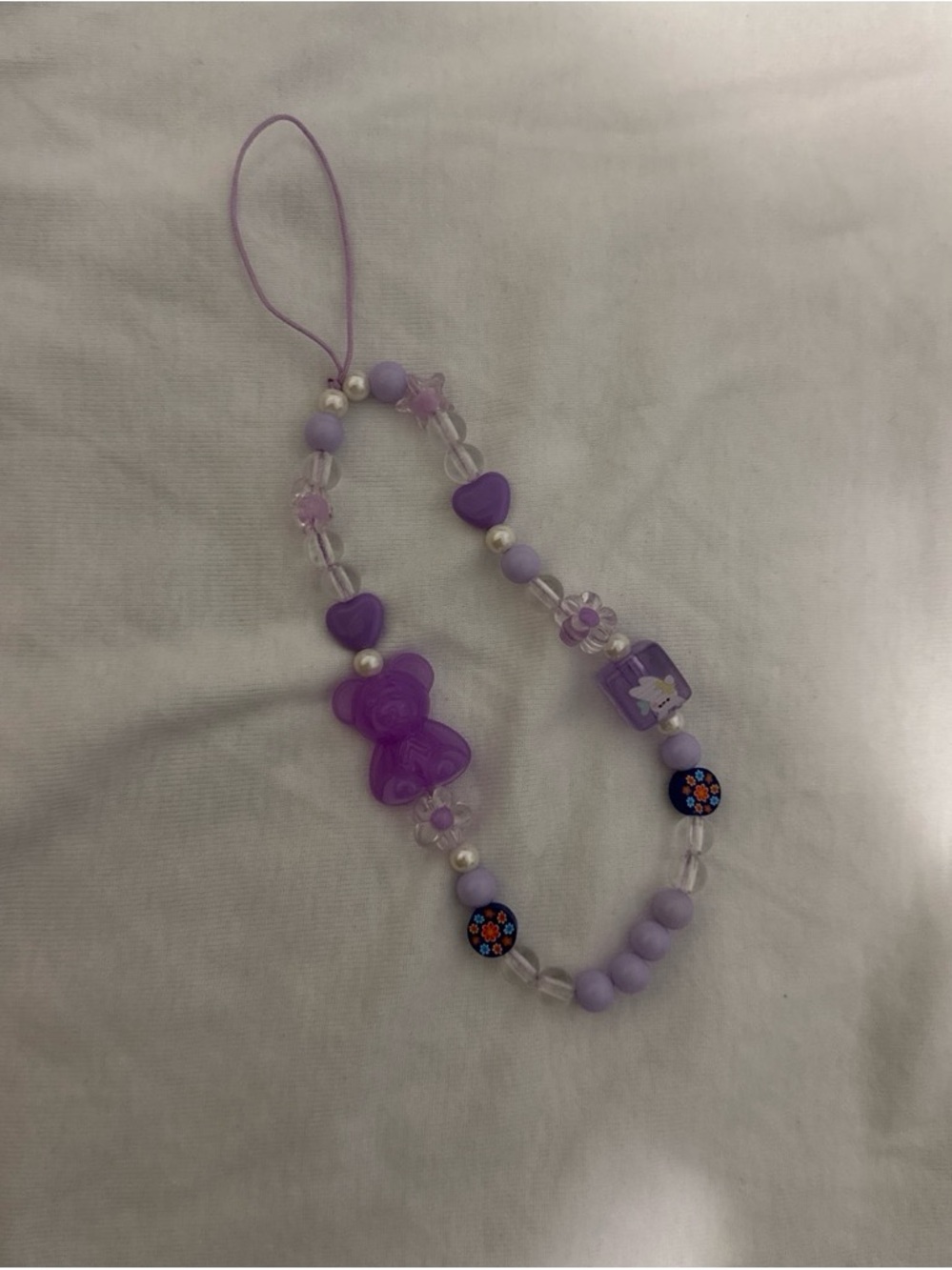 BEADED PHONE/DIGI CAM CHARM STRAP